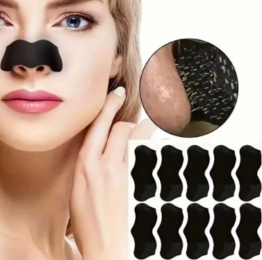 قناع مزيل الرؤوس السوداء للأنف - 10 قطع