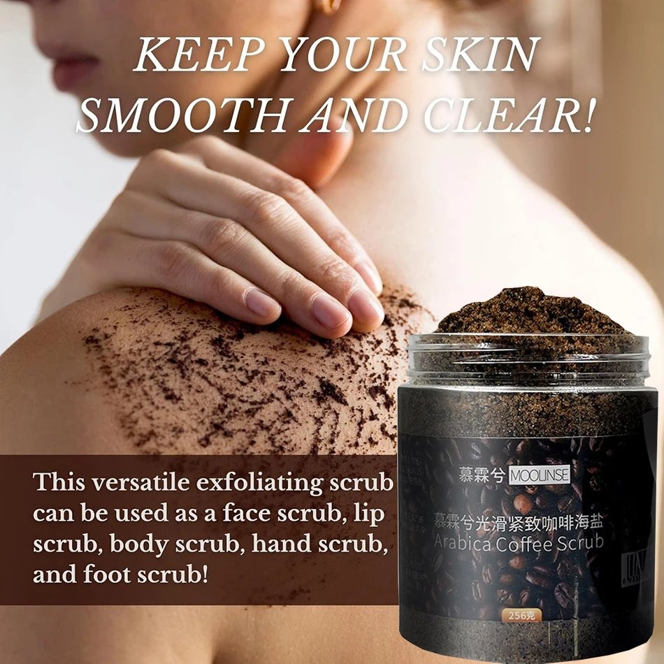 مقشر قهوة أرابيكا فائق 256 جرام لتفتيح البشرة وتقشير ناعم لترطيب الجسم والوجه واليد والقدم مقشر قهوة أرابيكا فائق 256 جرام لتفتيح البشرة وتقشير ناعم لترطيب الجسم والوجه واليد والقدم