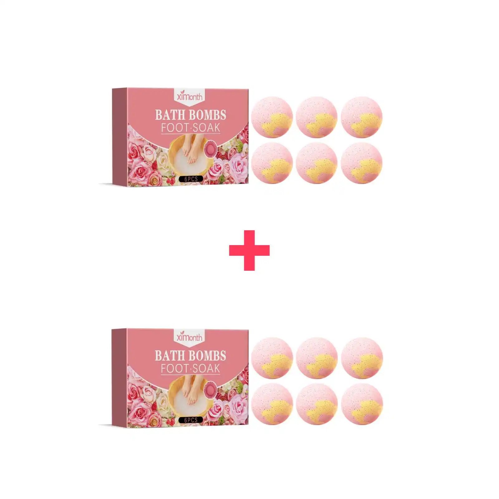 Lavender Foot Bath Ball Skin Relaxing Deep Moisturizing Improve Insomnia Rich Essential Oil SPA Handmade Feet Bath Bombs 6/12pcs