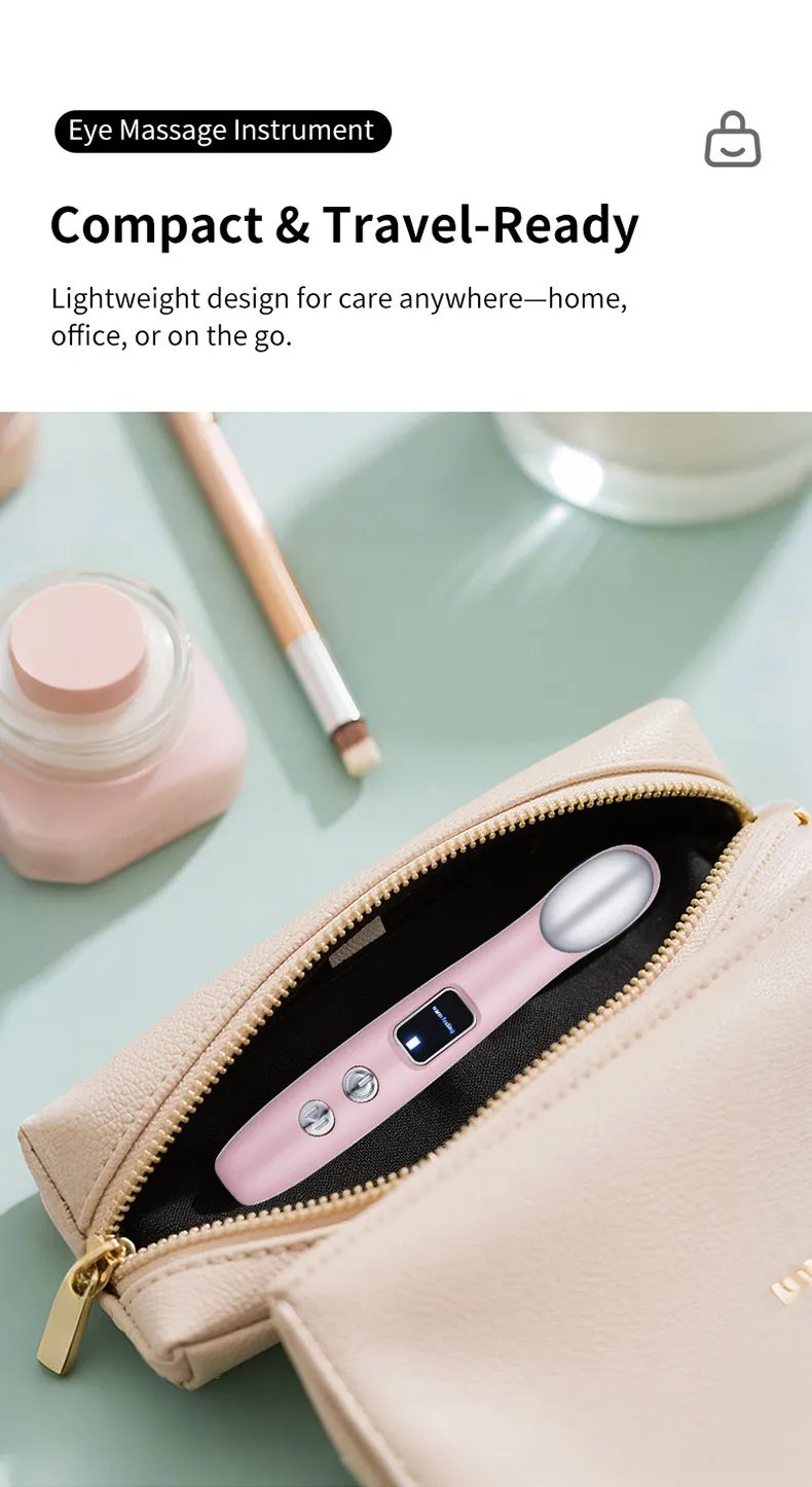 2025 جديد مدلك العين قابلة للشحن العلاج الساخن أداة تدليك الاهتزاز للعناية بالعين استرخاء الوجه الاستخدام المنزلي 2025 جديد مدلك العين قابلة للشحن العلاج الساخن أداة تدليك الاهتزاز للعناية بالعين استرخاء الوجه الاستخدام المنزلي