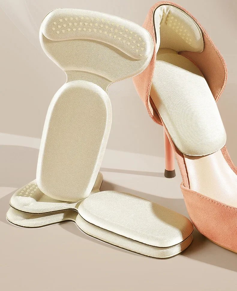 2-10 قطعة حذاء نسائي بكعب عالٍ النعال حجم قابل للتعديل ملصقات الظهر لتخفيف الآلام حامي وسادة مكافحة ارتداء قدم الرعاية الحشو