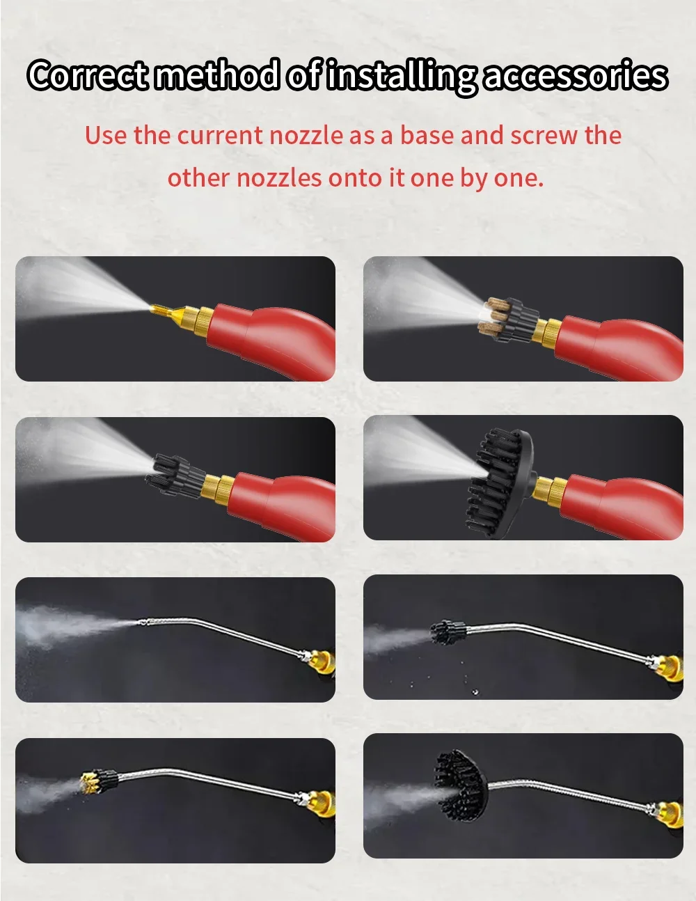 منظفات البخار المحمولة ذات درجة الحرارة العالية ودرجة الحرارة 2500 وات، مكيف الهواء، غطاء المطبخ، آلة تنظيف البخار للسيارة، الأرضية والمزيد من التنظيف منظفات البخار المحمولة ذات درجة الحرارة العالية ودرجة الحرارة 2500 وات، مكيف الهواء، غطاء المطبخ، آلة تنظيف البخار للسيارة، الأرضية والمزيد من التنظيف
