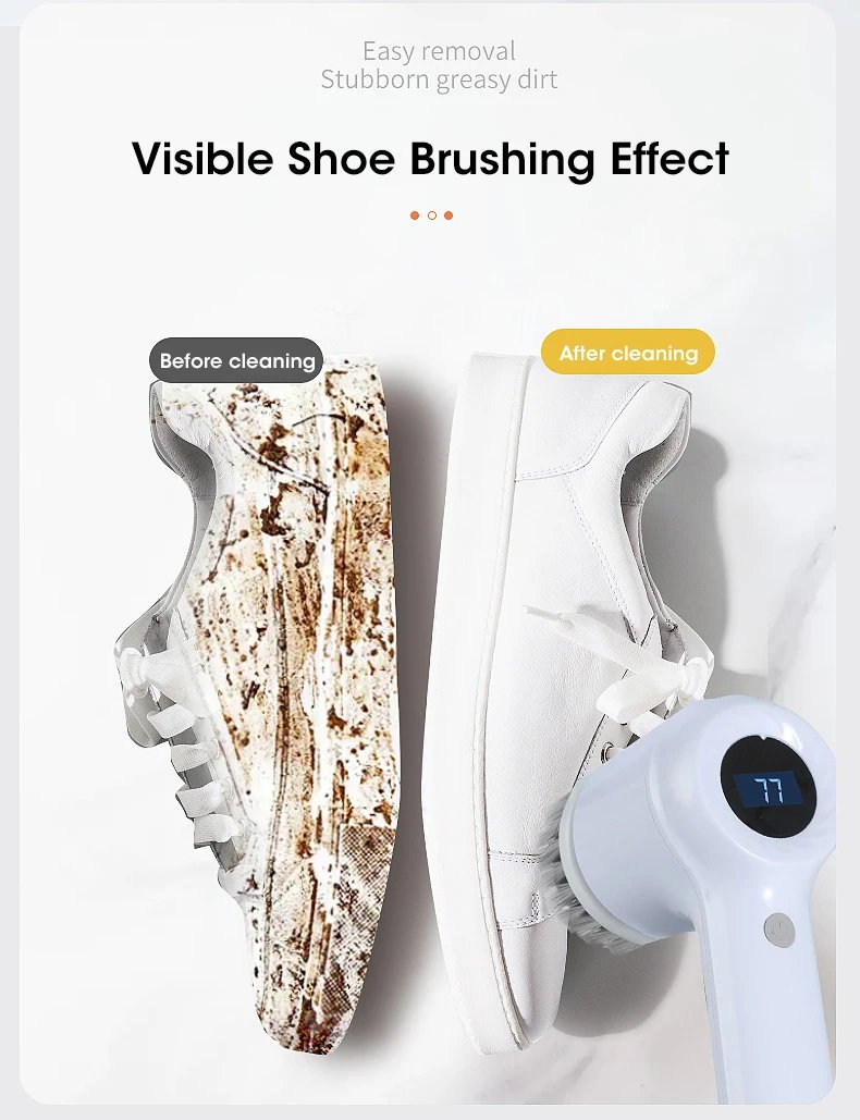 منظف دوار كهربائي، فرشاة تنظيف لاسلكية للحمام مع 5 رؤوس فرشاة قابلة للاستبدال، فرشاة تنظيف كهربائية منظف دوار كهربائي، فرشاة تنظيف لاسلكية للحمام مع 5 رؤوس فرشاة قابلة للاستبدال، فرشاة تنظيف كهربائية