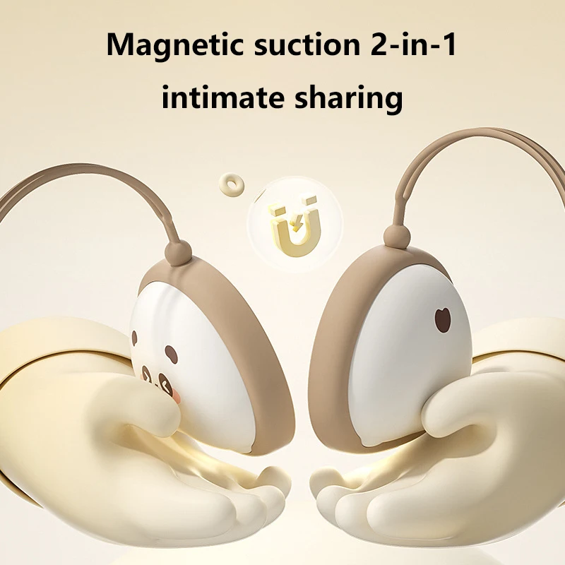 Digital Display Hand Warmer with 2-Hour Fast Charge & 6-Hour Heat, USB Rechargeable Plush Portable Warmer for Women 2026 New