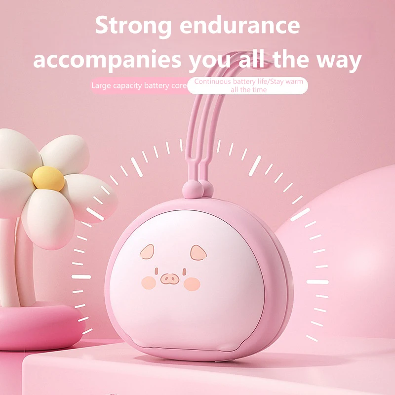 Digital Display Hand Warmer with 2-Hour Fast Charge & 6-Hour Heat, USB Rechargeable Plush Portable Warmer for Women 2026 New