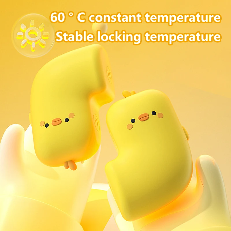 Digital Display Hand Warmer with 2-Hour Fast Charge & 6-Hour Heat, USB Rechargeable Plush Portable Warmer for Women 2026 New